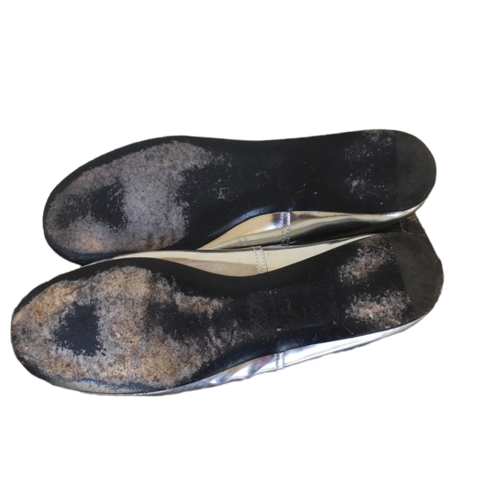 Authentic Prada flats silver/black size 38.5 - Picture 8 of 8
